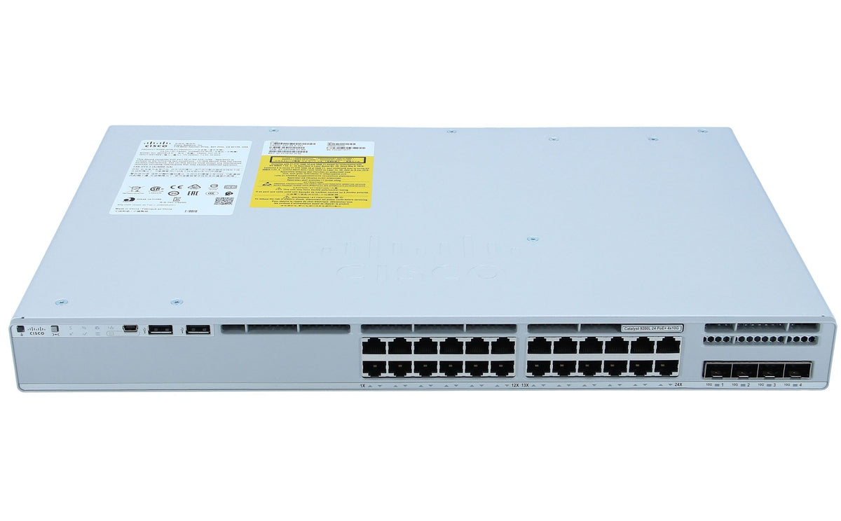 Cisco Catalyst C9200L-24P-4X-A | 24-Port PoE+ Switch with 10G