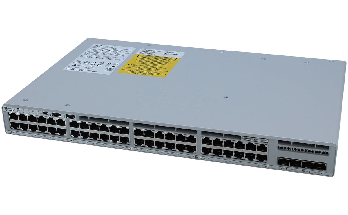C9200L-48P-4X-E - Cisco Catalyst 9200L 48-Port PoE+ 4x10G Network