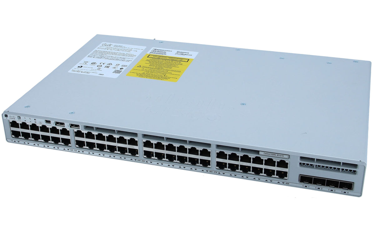 CISCO C9200L-48T-4G-E V01(在庫3) C9200L-48T-4G-E - Cisco Catalyst 9200L 48-Port Data 4x1G | Network
