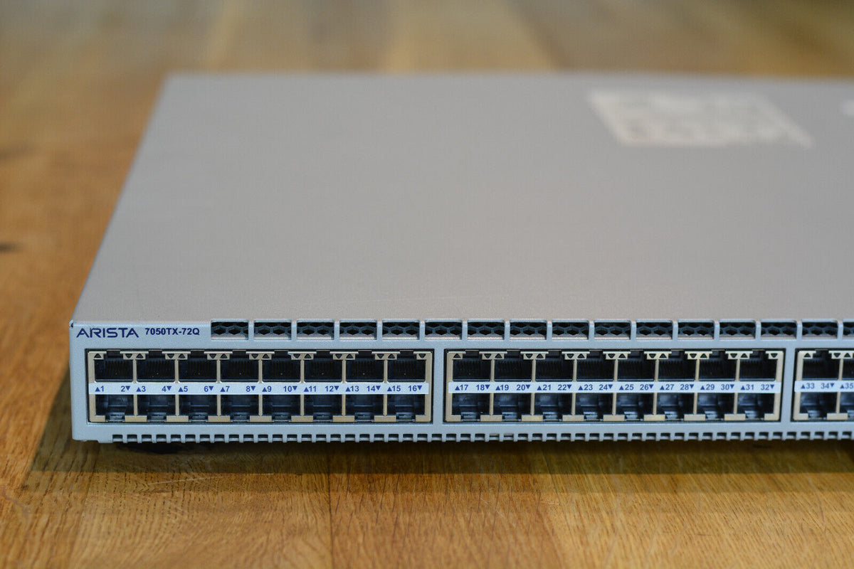 Arista DCS-7050TX-64-R 48-Port Gigabit Ethernet Switch – 1/10GBASE-T & 4x40GbE QSFP+, Managed
