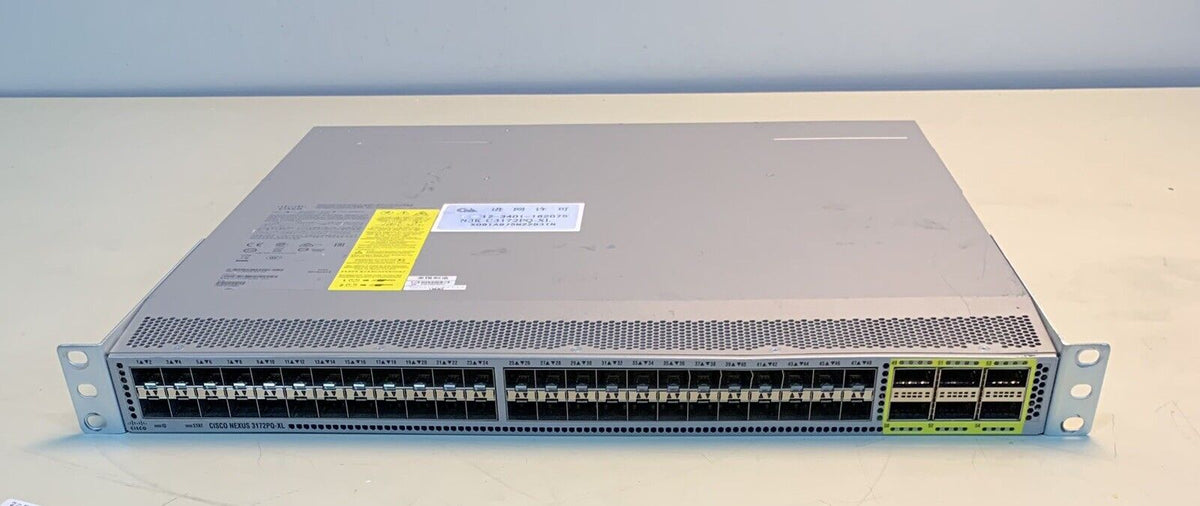 N3K-C3172PQ-XL Nexus 3172PQ, 48xSFP+ & 6 QSFP+ Ports, Extended