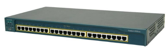 WS-C2950T-24 Cisco 2950T Switch 24 10/100 Ports