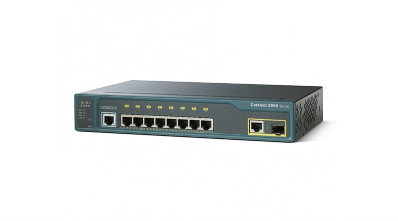 Cisco 2500 SERIES 3台 & Catalyst 2900 1台 WS-C2960-8TC-S Cisco Catalyst 2900 8 10/100 1T/SFP Lite – Network
