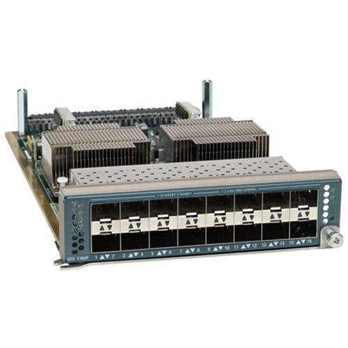 UCS-FI-E16UP Cisco UCS 6200 16-port Expansion module, 16 UP, 8p LIC