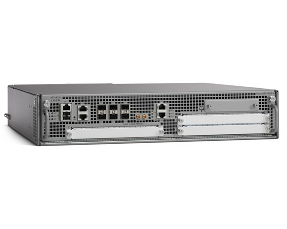 Cisco ASR1002-X Router, 6 built-in GE, Dual P/S, 4GB DRAM