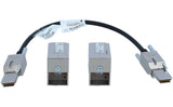 View of Cisco Catalyst 9200L Stack Module with a visible stack of two units and cables.