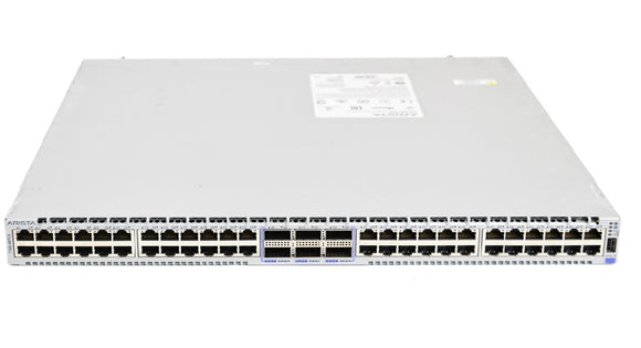 View of DCS-7160-48TC6-F Arista 7160-48TC6 48x 10GbE RJ45, 6x 100GbE QSFP Switch