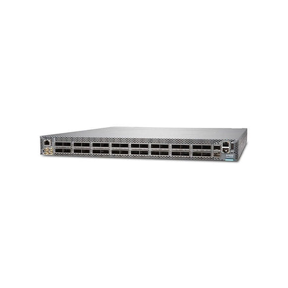 View of Juniper Networks QFX5220-32CD-AFO 32-Port 400GbE Data Center Switch (Front-to-Back Airflow)
