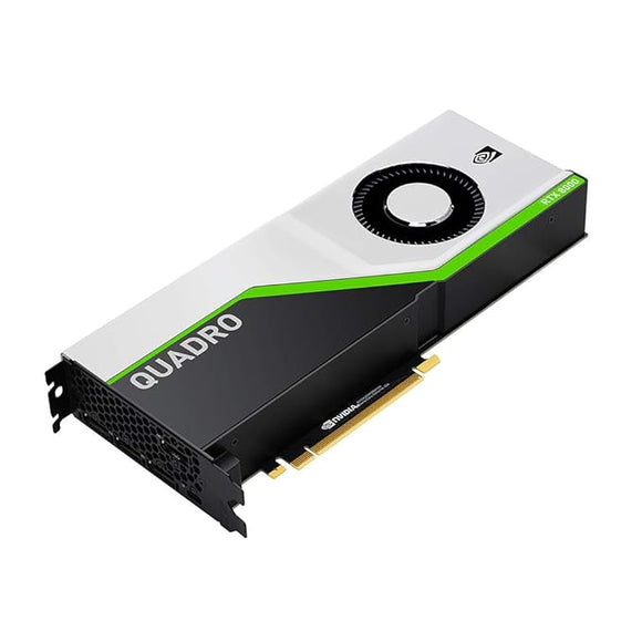 View of RTX 8000 900-2G150-0150-030 NVIDIA Quadro RTX8000 48GB GDDR6 Graphics Card, PCIE, Passive Cooling