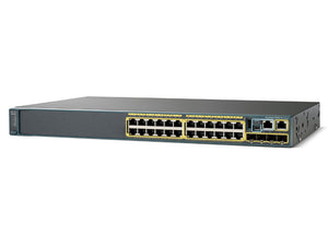 WS-C2960S-24TD-L Cisco Catalyst 2960S Stack 24 GigE 2 x 10G SFP+ LAN Base