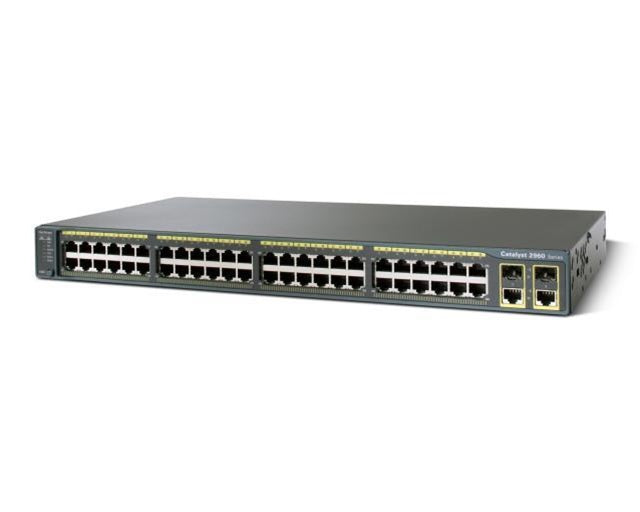 WS-C2960-48TC-L Cisco Catalyst 2600 48-Port 10/100 – Network Outlet