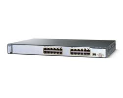 WS-C3750G-24PS-S Cisco Catalyst 3750 24 10/100/1000T, PoE Switch