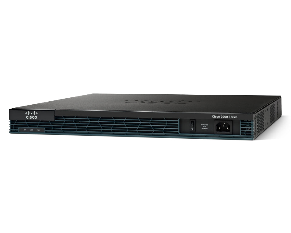 CISCO2901/K9 Cisco 2901 w/2 GE, 4 EHWIC, 2 DSP, 256MB CF