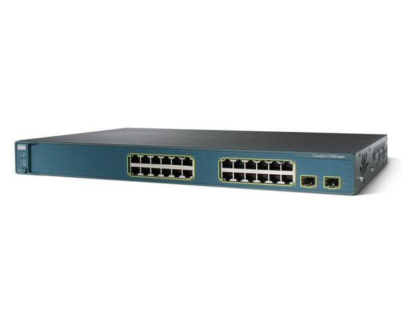 WS-C3560-24TS-E Cisco Catalyst 3560 24 10/100 Port Ethernet Switch