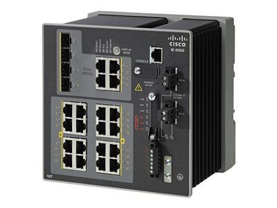 IE-4000-16T4G-E Cisco IE4000 16x10/100 RJ45/4xGigE Uplink Switch