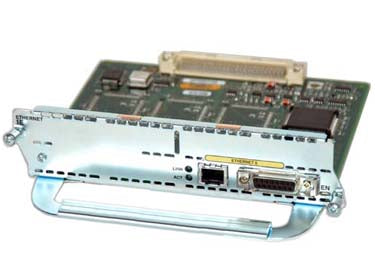 NM-1FE2W-V2 Cisco 1-Port 10/100 Ethernet w/ 2 WAN Card Slot Network Module v2