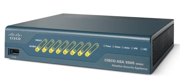 ASA5505-50-BUN-K9 Cisco ASA 5505 w/ 50 User Licenses