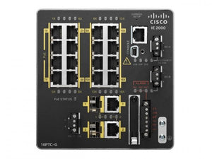 IE-2000-16PTC-G-E Cisco IE2000 16x10/100 POE/2xGigE SFP ports, LAN Base