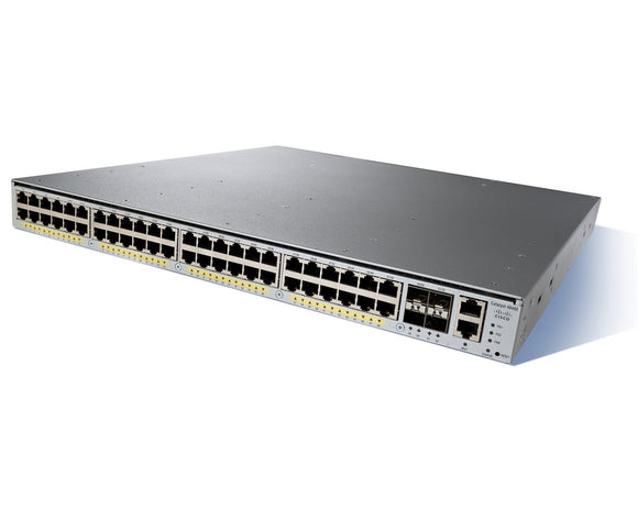 WS-C4948E-E Cisco Catalyst 4948 48 Port GigE SFP+ Switch, IP Services